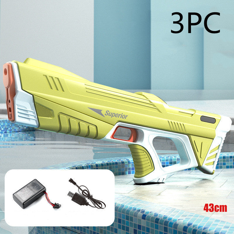 Summer Full Automatic Electric Water Gun Toy Induction Water Absorbing High-Tech Burst Water Gun Beach Outdoor Water Fight Toys - KKAM STORES