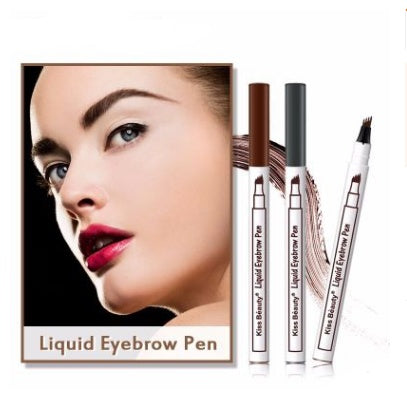 Waterproof Natural Eyebrow Pen Four-claw Eye Brow Tint Fork Tip Eyebrow Tattoo Pencil - KKAM STORES