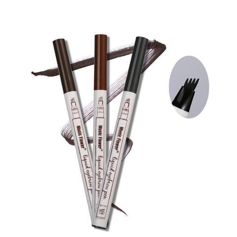 Waterproof Natural Eyebrow Pen Four-claw Eye Brow Tint Fork Tip Eyebrow Tattoo Pencil - KKAM STORES