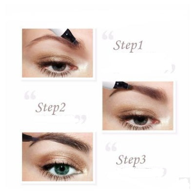 Waterproof Natural Eyebrow Pen Four-claw Eye Brow Tint Fork Tip Eyebrow Tattoo Pencil - KKAM STORES