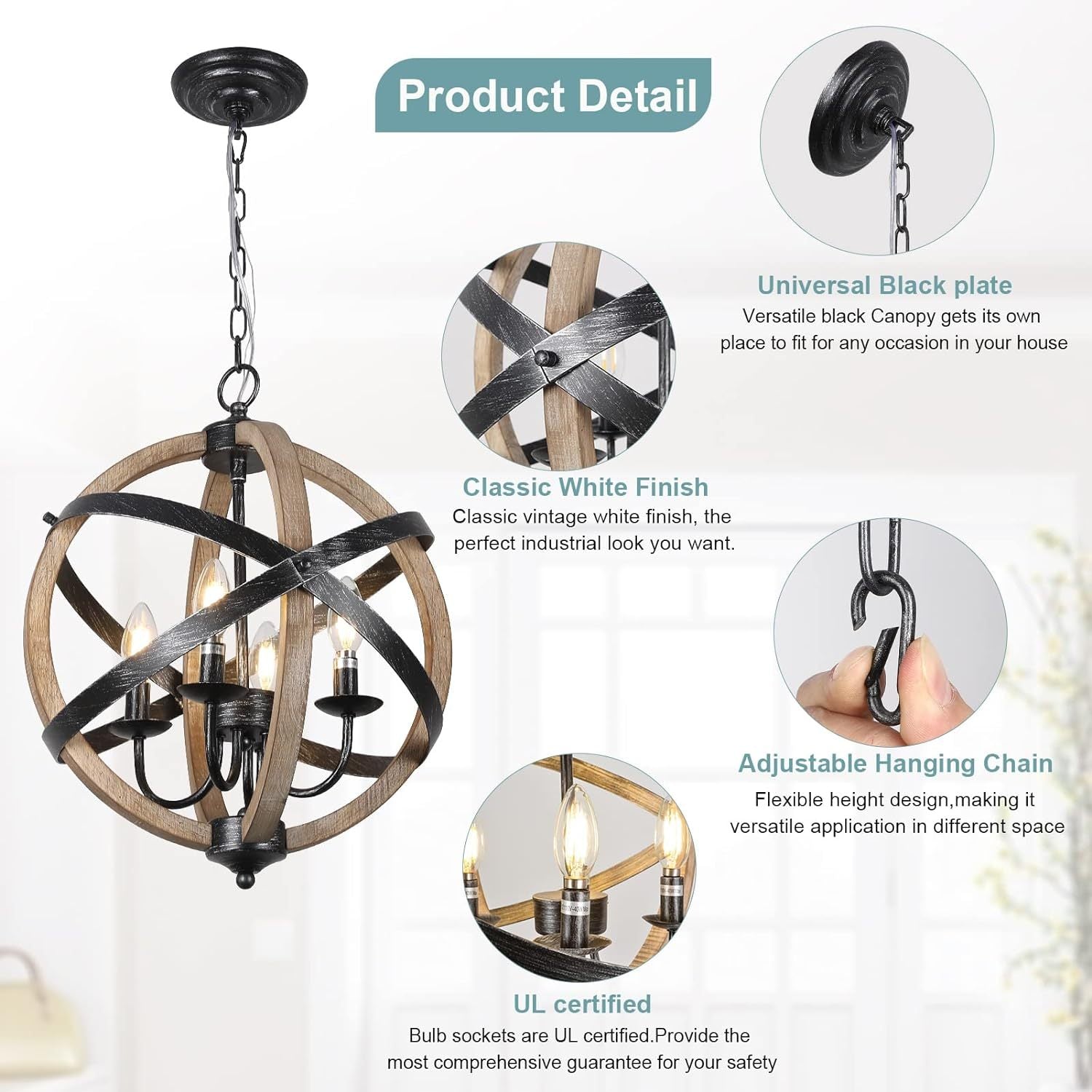 4 Lamps Restaurant Lamps Are Height Adjustable, Unavailable Platforms- Welfel - KKAM STORES