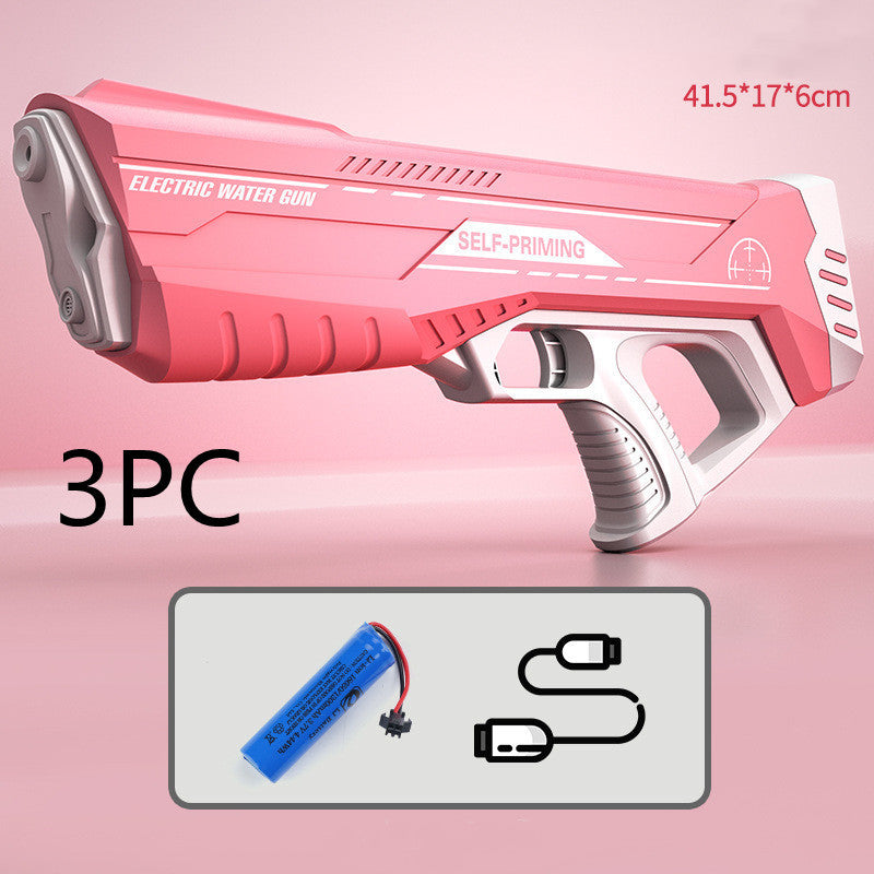 Summer Full Automatic Electric Water Gun Toy Induction Water Absorbing High-Tech Burst Water Gun Beach Outdoor Water Fight Toys - KKAM STORES