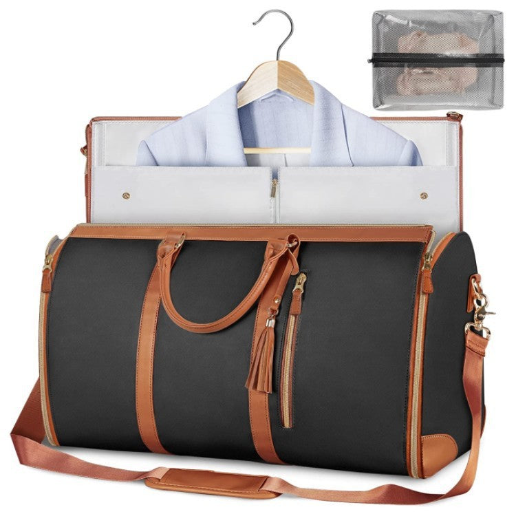 Large Capacity Travel Duffle Bag Women's Handbag Folding Suit Bag Waterproof Clothes Totes - KKAM STORES