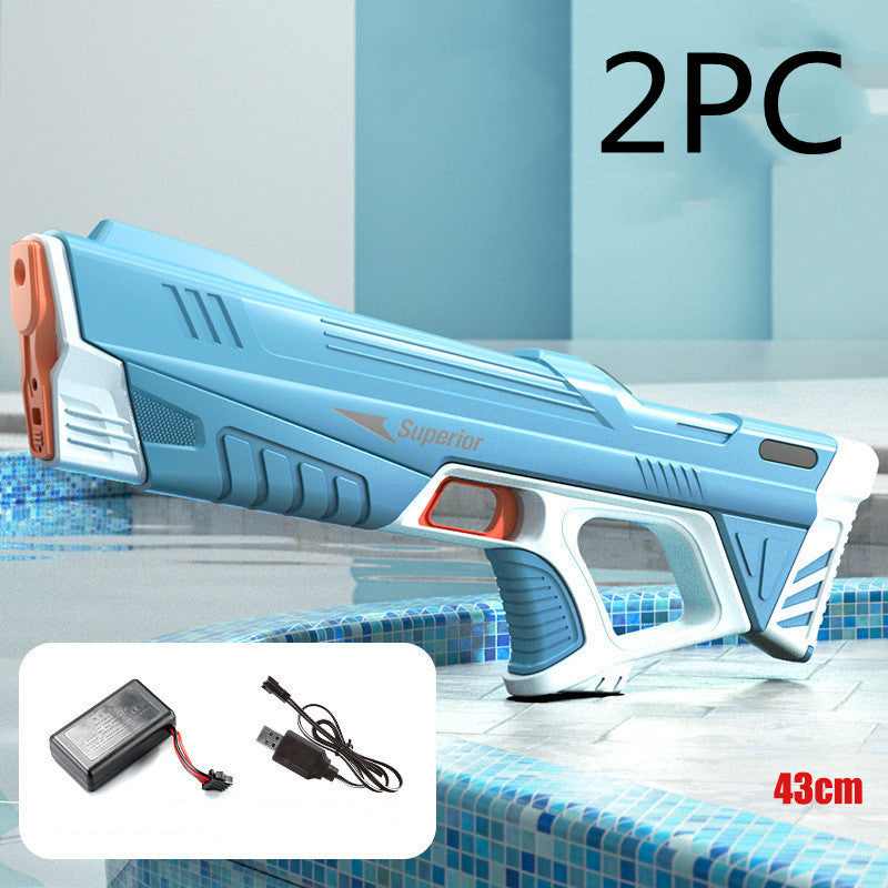 Summer Full Automatic Electric Water Gun Toy Induction Water Absorbing High-Tech Burst Water Gun Beach Outdoor Water Fight Toys - KKAM STORES