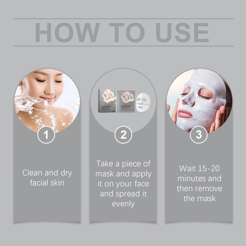Bio Collagen True Deep Mask, Collagen Mask Overnight, Facial Care Collagen Mask Moisturizing Anti-Aging Mask - KKAM STORES
