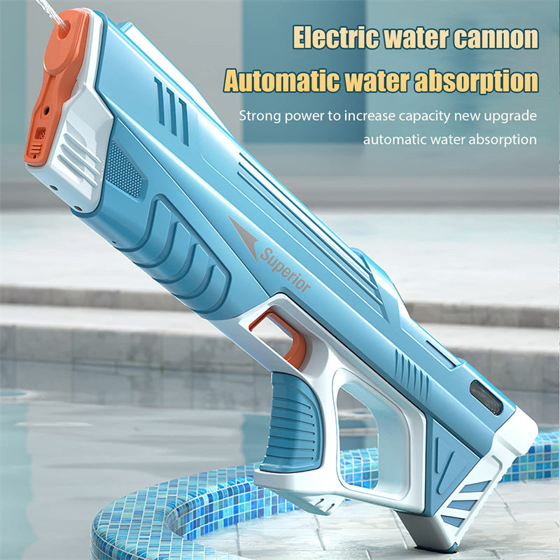 Summer Full Automatic Electric Water Gun Toy Induction Water Absorbing High-Tech Burst Water Gun Beach Outdoor Water Fight Toys - KKAM STORES