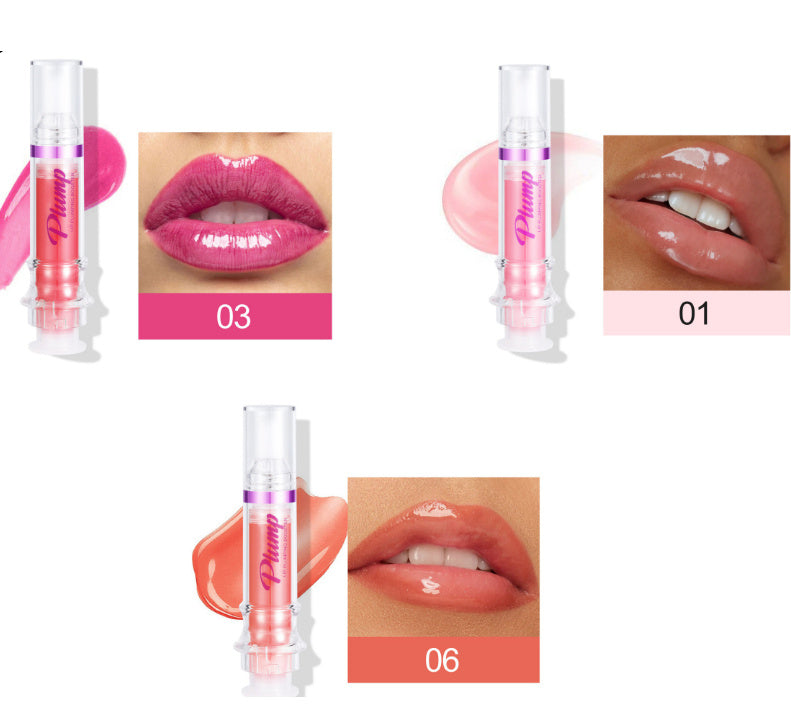New Tube Lip Rich Lip Color Slightly Spicy Lip Honey Lip Glass Mirror Face Lip Mirror Liquid Lipstick - KKAM STORES