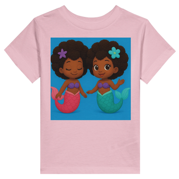 Afro Mermaid Toddler T-Shirt by Mini.mooDz