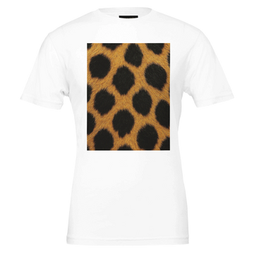Lynx – Soft, Broken Black Spots Print T-Shirt – Bold Minimalism by Vante Noire