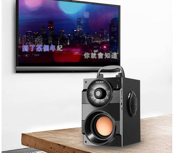 Portable mini portable home audio with subwoofer