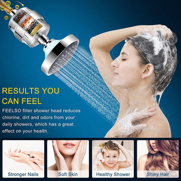 Grade 15 Filter Combos Nozzle Beauty Beauty Belt Water Filter Shower Set