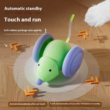 Cat Running Car Self-Hi Relieving Stuffy Electric Toy Pet Products