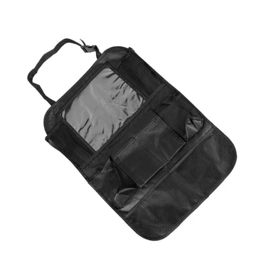2 pcs Car Back Seat Organiser Tablet Holder Storage Kick Mats Kids Toys Pockets