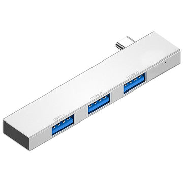 USB C to USB Hub 3 Ports USB 3.0 USB 2.0 Port - Silver