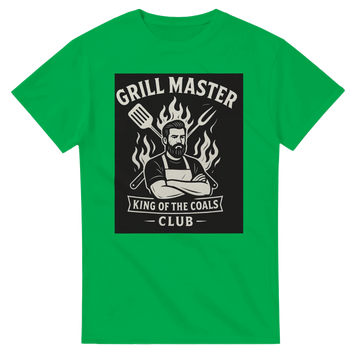 Grill Master King of Coals BBQ Crewneck T-Shirt