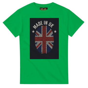 Mens Made in the UK Heavyweight Cotton T-Shirt – Classic Fit Casual Wear