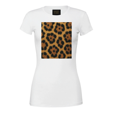 Jaguar Print Women’s T-Shirt – Silent Power by Vante Noire