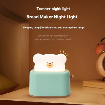 Bread Bear Lamp Desktop Decoration Bedroom Night Light