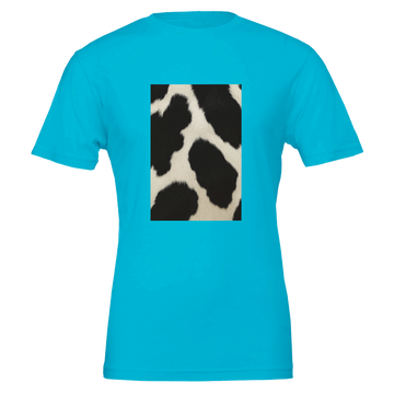 Cow Print Men’s T-Shirt – Bold Minimalism by Vante Noire