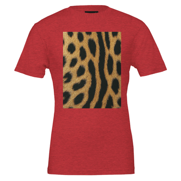 Serval  Fur Print Men’s T-Shirt – Bold Minimalism by Vante Noire