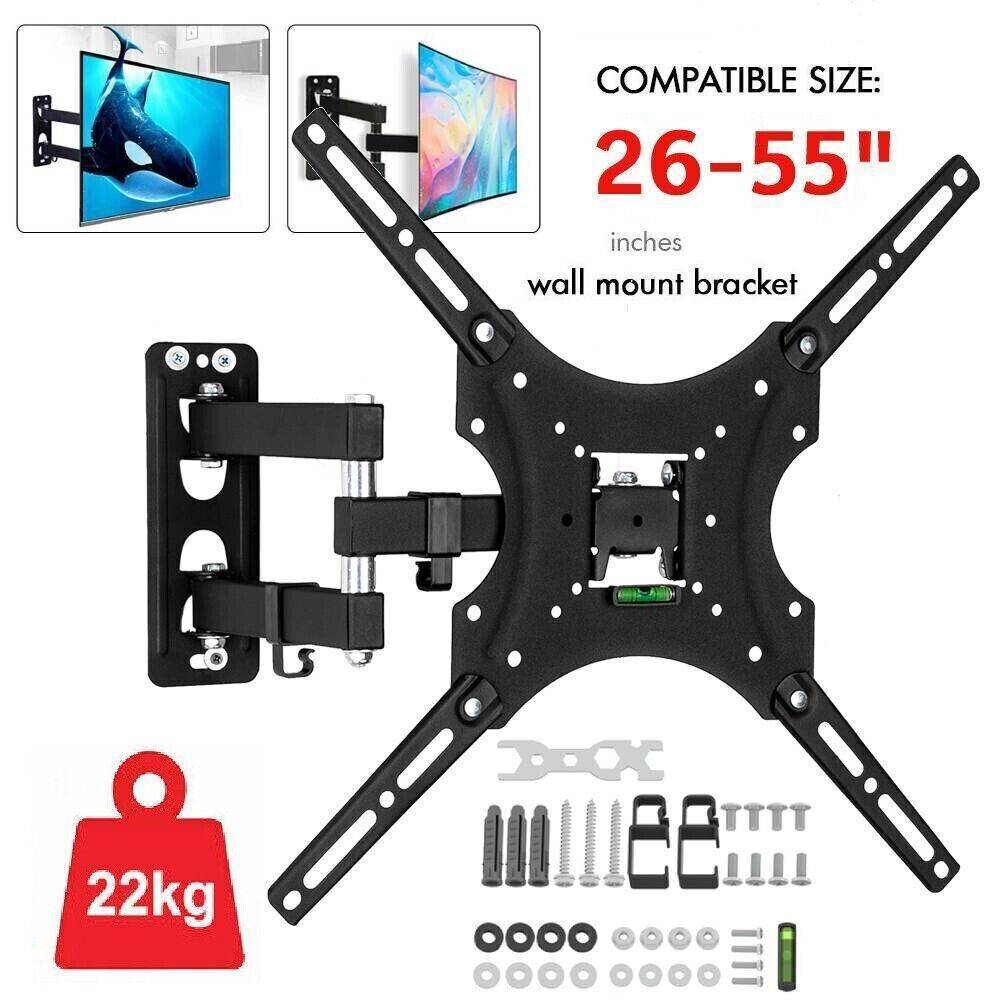 Full Motion TV Wall Mount Bracket – Heavy-Duty