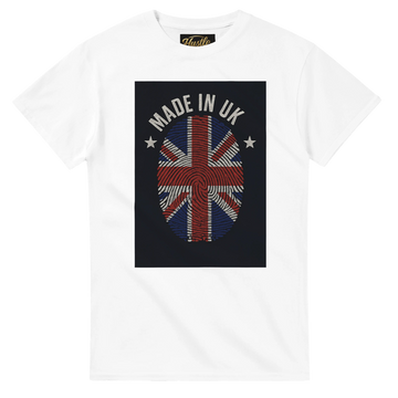 Mens Made in the UK Heavyweight Cotton T-Shirt – Classic Fit Casual Wear