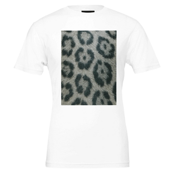 Snow Leopard Print T-Shirt – Bold Minimalism by Vante Noire