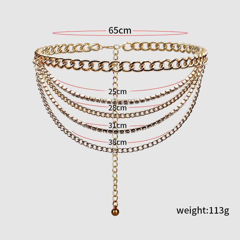 Heavy Metal Style Women’s Bicycle Trouser Pant Chain – Punk Wallet Chain