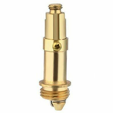 2x Chrome Pop-Up Basin Sink Waste Plug Bolts – Brass Push Button Plug for Bathroom, Bathtub, Washbasin – M8 & M16 Thread